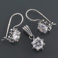 Komplet srebrny z cyrkoniami
