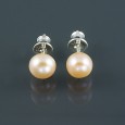 Kolczyki ze srebra z perłami