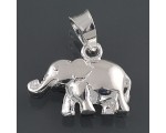 Wisiorek srebrny słoń