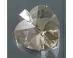 Wisiorek srebrny z kryształem swarovskiego - serce